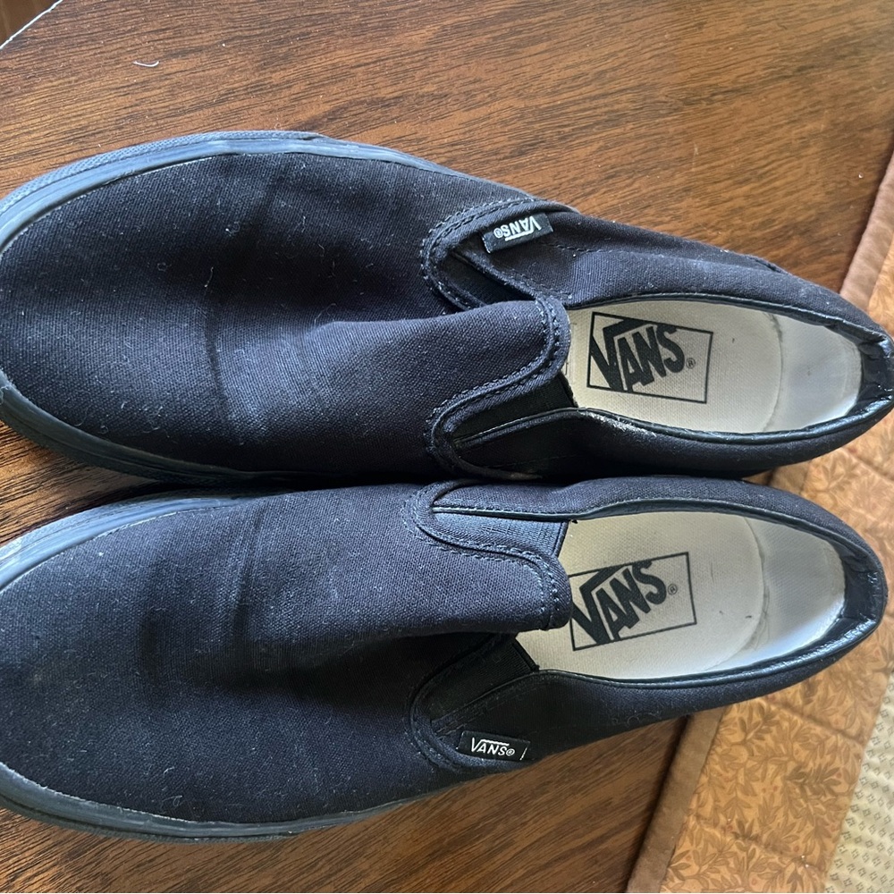 Vans Women's Black Slip-On Shoes